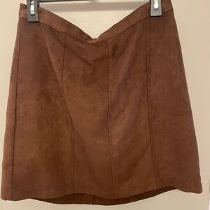 Banana Republic Faux Suede Mini Skirt Size 6